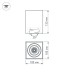 Светильник SP-CUBUS-S100x100BK-11W Warm White 40deg 023082 Arlight
