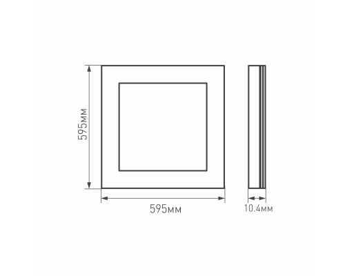 Панель IM-S600x600-40W Day4000 (WH, 120 deg, 230V) 023145(2) Arlight