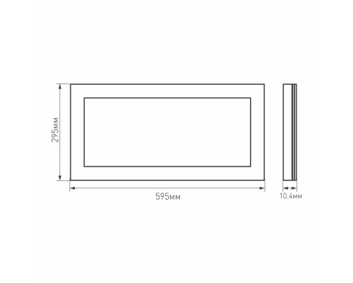 Панель IM-300x600A-18W White 023150(1) Arlight