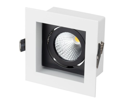 Светильник CL-KARDAN-S102x102-9W White (WH-BK, 38 deg) 024124 Arlight Светильник CL-KARDAN-S102x102-9W White (WH-BK, 38 deg) 024124 Arlight