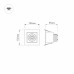 Светильник CL-KARDAN-S102x102-9W White (WH-BK, 38 deg) 024124 Arlight