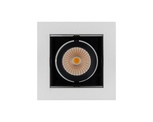 Светильник CL-KARDAN-S102x102-9W Warm (WH-BK, 38 deg) 024126 Arlight