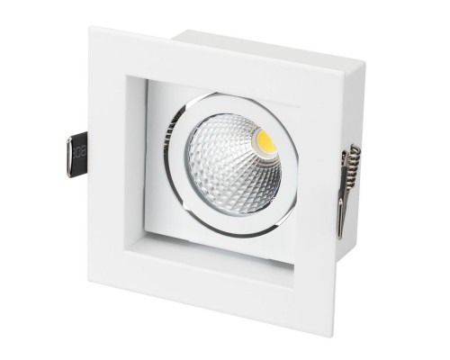 Светильник CL-KARDAN-S102x102-9W Warm (WH, 38 deg) 024137 Arlight