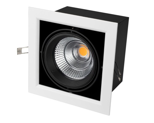 Светильник CL-KARDAN-S190x190-25W Day4000 (WH-BK, 30 deg) 026499 Arlight Светильник CL-KARDAN-S190x190-25W Day4000 (WH-BK, 30 deg) 026499 Arlight