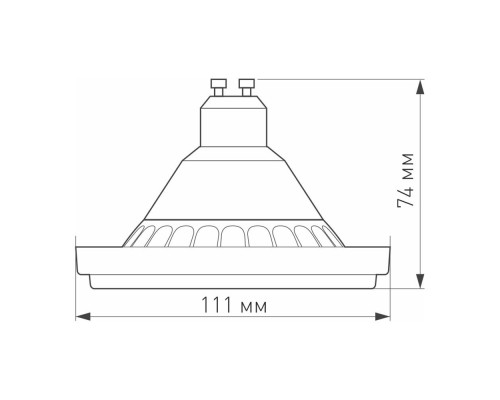 Лампа AR111-UNIT-GU10-15W-DIM Warm3000 (WH, 24 deg, 230V) 026867 Arlight Лампа AR111-UNIT-GU10-15W-DIM Warm3000 (WH, 24 deg, 230V) 026867 Arlight
