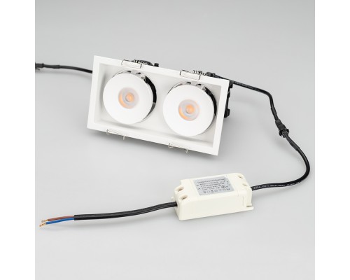 Светильник CL-SIMPLE-S148x80-2x9W Warm3000 (WH, 45 deg) 026876 Arlight Светильник CL-SIMPLE-S148x80-2x9W Warm3000 (WH, 45 deg) 026876 Arlight