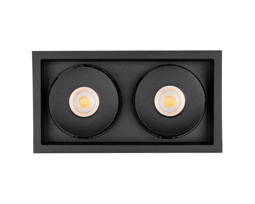 Светильник CL-SIMPLE-S148x80-2x9W Day4000 (BK, 45 deg) 026877 Arlight