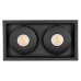 Светильник CL-SIMPLE-S148x80-2x9W Day4000 (BK, 45 deg) 026877 Arlight