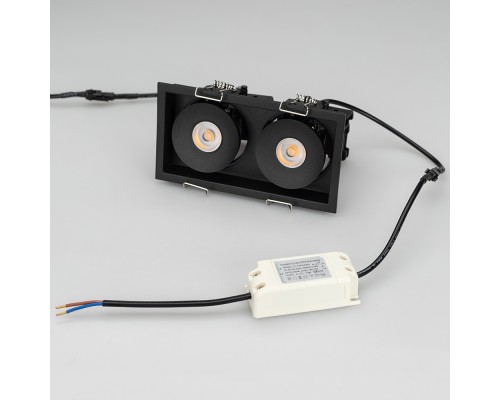 Светильник CL-SIMPLE-S148x80-2x9W Day4000 (BK, 45 deg) 026877 Arlight Светильник CL-SIMPLE-S148x80-2x9W Day4000 (BK, 45 deg) 026877 Arlight
