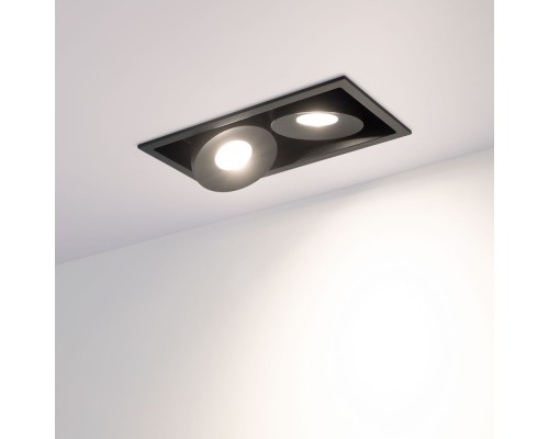 Светильник CL-SIMPLE-S148x80-2x9W Day4000 (BK, 45 deg) 026877 Arlight Светильник CL-SIMPLE-S148x80-2x9W Day4000 (BK, 45 deg) 026877 Arlight