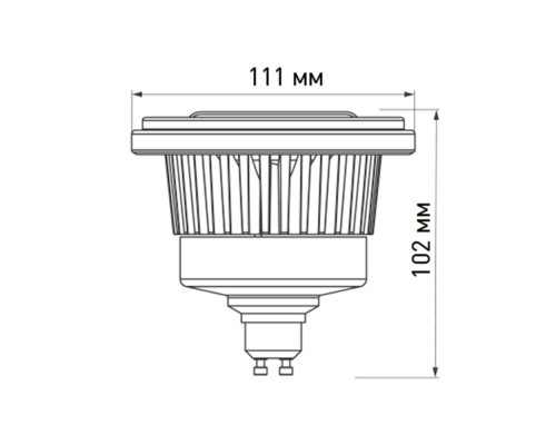Лампа AR111-FORT-GU10-15W-DIM Warm3000 (Reflector, 24 deg, 230V) 026878 Arlight Лампа AR111-FORT-GU10-15W-DIM Warm3000 (Reflector, 24 deg, 230V) 026878 Arlight