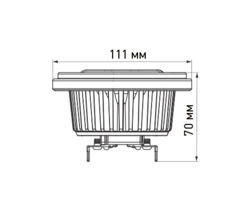 Лампа AR111-FORT-G53-15W-DIM Warm3000 (Reflector, 24 deg, драйвер 350mA) 026883 Arlight Лампа AR111-FORT-G53-15W-DIM Warm3000 (Reflector, 24 deg, драйвер 350mA) 026883 Arlight