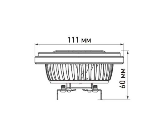 Лампа AR111-FORT-G53-12W-DIM Warm3000 (Reflector, 24 deg, драйвер 350mA) 026885 Arlight Лампа AR111-FORT-G53-12W-DIM Warm3000 (Reflector, 24 deg, драйвер 350mA) 026885 Arlight