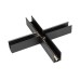 Коннектор крестовой MAG-CON-4563-X90 (BK) 026931(1) Arlight