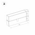 Светильник MAG-FLAT-FOLD-45-S205-6W Warm3000 (WH, 100 deg, 24V) 026985 Arlight