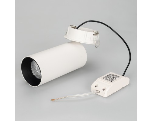 Светильник SP-POLO-BUILT-R65-8W Warm3000 (WH-BK, 40 deg) 027255 Arlight