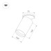 Светильник SP-POLO-BUILT-R65-8W Warm3000 (WH-BK, 40 deg) 027255 Arlight