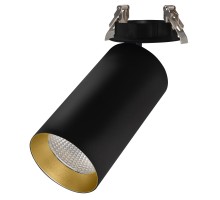 Светильник SP-POLO-BUILT-R95-25W White5000 (BK-GD, 40 deg) 027350 Arlight