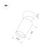 Светильник SP-POLO-SURFACE-FLAP-R65-8W Warm3000 (WH-WH, 40 deg) 027534 Arlight