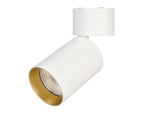 Светильник SP-POLO-SURFACE-FLAP-R85-15W Day4000 (WH-GD, 40 deg) 027547 Arlight Светильник SP-POLO-SURFACE-FLAP-R85-15W Day4000 (WH-GD, 40 deg) 027547 Arlight