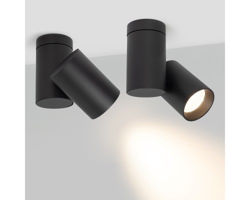 Светильник SP-POLO-SURFACE-TURN-R85-15W Warm3000 (BK-BK, 40 deg) 027566 Arlight