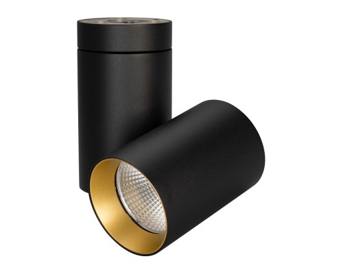 Светильник SP-POLO-SURFACE-TURN-R85-15W Warm3000 (BK-GD, 40 deg) 027568 Arlight Светильник SP-POLO-SURFACE-TURN-R85-15W Warm3000 (BK-GD, 40 deg) 027568 Arlight