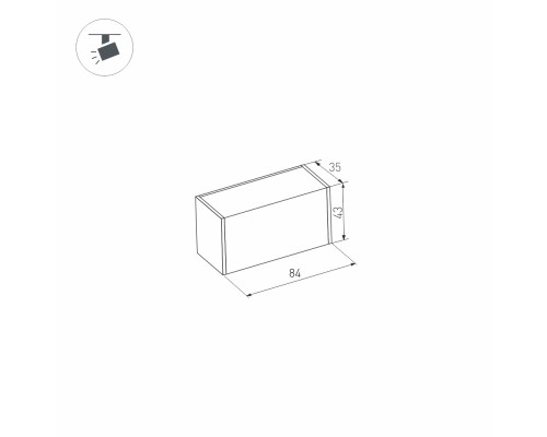 Светильник MAG-LASER-45-L84-3W Day4000 (WH, 15 deg, 24V) 027621 Arlight