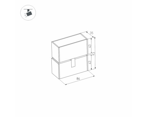 Светильник MAG-LASER-FOLD-45-S84-3W Warm3000 (BK, 15 deg, 24V) 027628 Arlight