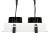 Светильник CL-KARDAN-S283x152-2x25W Day4000 (WH-BK, 30 deg) 027924 Arlight
