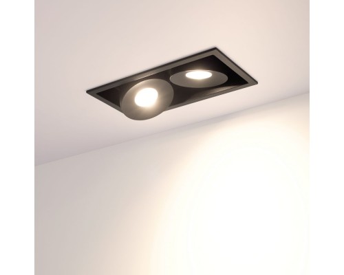 Светильник CL-SIMPLE-S148x80-2x9W Warm3000 (BK, 45 deg) 028151 Arlight Светильник CL-SIMPLE-S148x80-2x9W Warm3000 (BK, 45 deg) 028151 Arlight