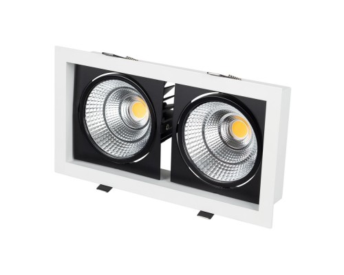 Светильник CL-KARDAN-S283x152-2x25W White6000 (WH-BK, 30 deg) 028860 Arlight Светильник CL-KARDAN-S283x152-2x25W White6000 (WH-BK, 30 deg) 028860 Arlight
