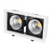 Светильник CL-KARDAN-S283x152-2x25W White6000 (WH-BK, 30 deg) 028860 Arlight
