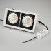 Светильник CL-KARDAN-S283x152-2x25W White6000 (WH-BK, 30 deg) 028860 Arlight