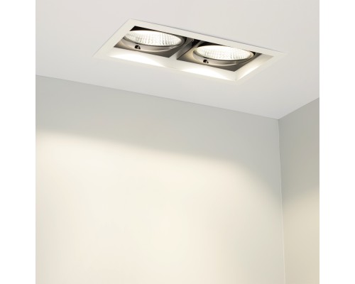 Светильник CL-KARDAN-S283x152-2x25W White6000 (WH-BK, 30 deg) 028860 Arlight Светильник CL-KARDAN-S283x152-2x25W White6000 (WH-BK, 30 deg) 028860 Arlight