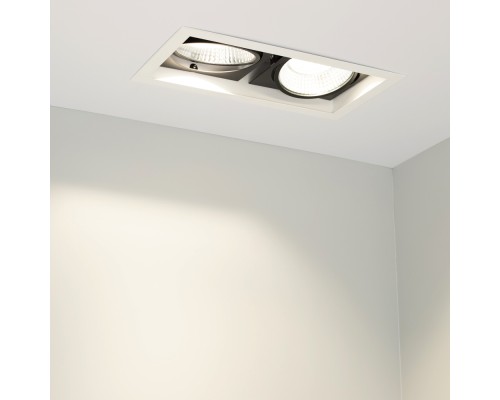Светильник CL-KARDAN-S283x152-2x25W White6000 (WH-BK, 30 deg) 028860 Arlight Светильник CL-KARDAN-S283x152-2x25W White6000 (WH-BK, 30 deg) 028860 Arlight