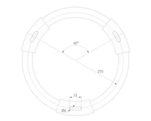 Светильник SP-RONDO-R600-72W Warm3000 (BK, 120 deg, 230V) 029468(1) Arlight