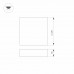 Светильник SP-QUADRO-S220x220-27W Warm3000 (WH, 120 deg, 230V) 029480(1) Arlight
