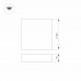 Светильник SP-QUADRO-S300x300-36W Warm3000 (WH, 120 deg, 230V) 029485 Arlight