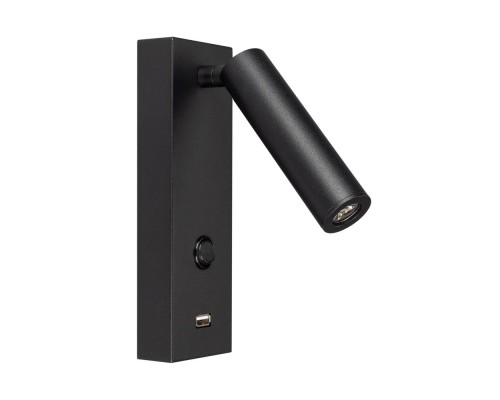 Светильник SP-BED-CHARGE-S60x125-3W Warm3000 (BK, 20 deg, 230V) 029629 Arlight Светильник SP-BED-CHARGE-S60x125-3W Warm3000 (BK, 20 deg, 230V) 029629 Arlight