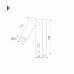 Светильник SP-BED-CHARGE-S60x125-3W Warm3000 (BK, 20 deg, 230V) 029629 Arlight