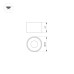 Корпус PLURIO-BASE-SURFACE-R77 (BK, 1-2, 200mA) 031708 Arlight