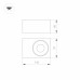 Корпус PLURIO-BASE-SURFACE-S112x79 (BK, 1-2, 200mA) 031710 Arlight