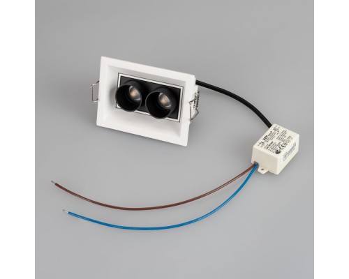 Светильник MS-ORIENT-BUILT-TURN-TC-S67x90-5W Warm3000 (WH-BK, 30 deg, 230V) 031928 Arlight Светильник MS-ORIENT-BUILT-TURN-TC-S67x90-5W Warm3000 (WH-BK, 30 deg, 230V) 031928 Arlight