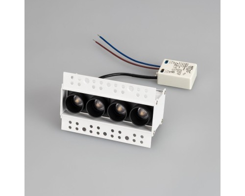 Светильник MS-ORIENT-BUILT-TRIMLESS-TC-S38x127-10W Day4000 (WH-BK, 30 deg, 230V) 032224 Arlight Светильник MS-ORIENT-BUILT-TRIMLESS-TC-S38x127-10W Day4000 (WH-BK, 30 deg, 230V) 032224 Arlight