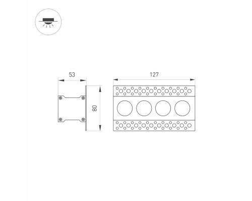 Светильник MS-ORIENT-BUILT-TRIMLESS-TC-S38x127-10W Day4000 (WH-BK, 30 deg, 230V) 032224 Arlight Светильник MS-ORIENT-BUILT-TRIMLESS-TC-S38x127-10W Day4000 (WH-BK, 30 deg, 230V) 032224 Arlight