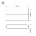 Светильник SP-WALL-FLAT-S170x90-2x6W Warm3000 (GR, 120 deg, 230V) 032412 Arlight