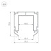 Профиль-держатель MAG-STRETCH-45-2000 032752(2) Arlight