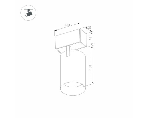 Светильник MAG-SPOT-45-R65-18W Warm3000 (BK, 36 deg, 24V) 033087 Arlight