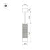 Светильник SP-SPICY-HANG-R70-13W Warm3000 (BK, 50 deg, 230V) 033683 Arlight