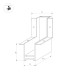 Коннектор угловой MAG-CON-2538-F-L90-INT (BK, внутренний) 034230 Arlight